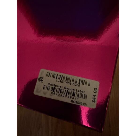 Brand New On 34th Women's One Size Faux Fur Pink Plush Ear Muffs $44 - Picture 5 of 6